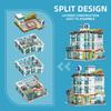 City Large-Scale Building Street Scene Series With Lights Building Blocks Set, Desktop Ornament, Toy Decoration, Birthday Gift