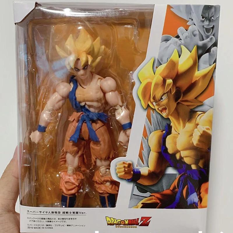 16 см Фигурка Готенкса из Dragon Ball Super Saiyan 3 SHF Аниме Подвижная ПВХ Коллекционная Кукла Фигурка Какаротто Сын Гоку Модель Игрушки