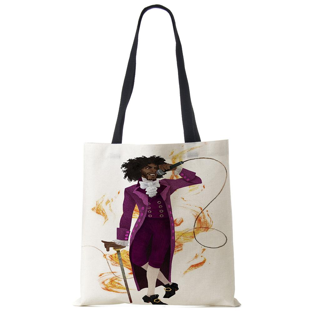 Индивидуальная винтажная большая сумка с принтом 50-х 60-х годов для женщин, многоразовые сумки на ремне, дорожные школьные пляжные сумки