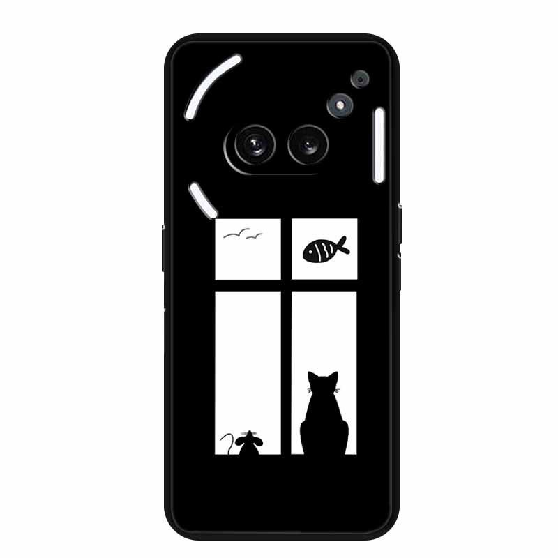 Светящийся чехол-бампер из ТПУ для Nothing Phone 2A - Персонализированный простой цветной дизайн