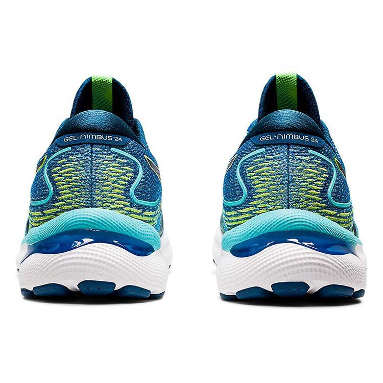 Asics Gel Nimbus 24 Lake Drive Hazard Green Men Sneakers Blue 1011B359-400