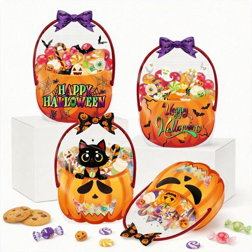 20PCS Skull Pumpkin Gift Wrapping Bags Multicolor Packaging Bags Candy Bags Halloween Party