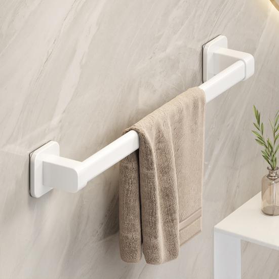 Self-Adhesive Towel Rack Hand Towel Bar Strong Load-bearing Easy To Install Bathroom Wall Mounted Towel Hanger