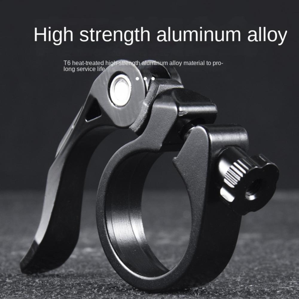 1pc 31.8/34.9mm Bike Canoe Saddle Collar Bolt Ultralight Quick Release Clamp  Seat Post