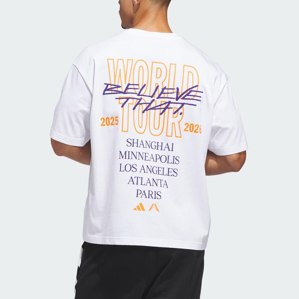 adidas Мужская футболка ANTHONY EDWARDS ATL2WRLD KW1849