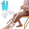 Sock Aid Device for Seniors Terry Cloth Sock Helper Aide Tool Easy Sock Threader No Bending Secure Grip Sock Assist Device