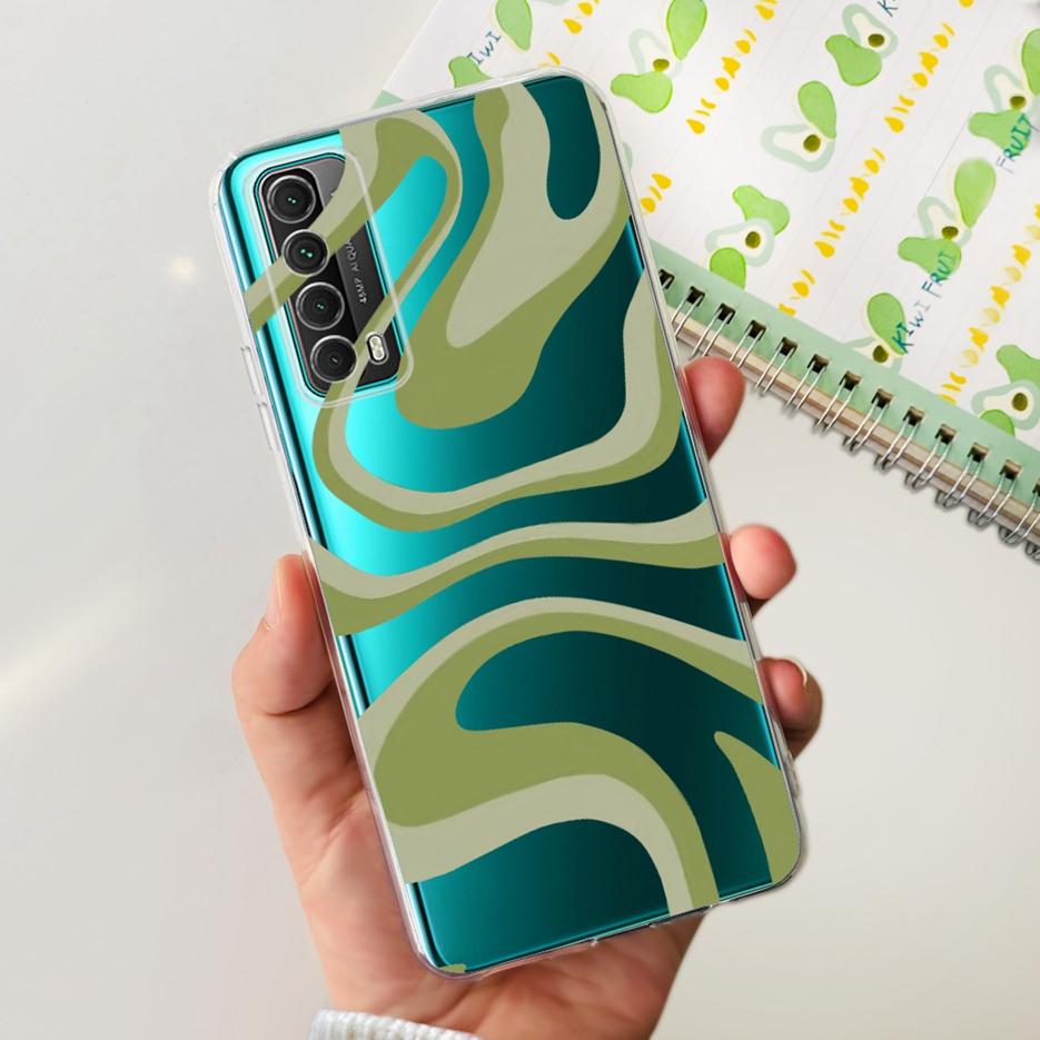 Для Huawei P Smart 2021 Чехол PPA-LX1 PPA-LX2 Новый Модный Расписной Чехол Мягкий ТПУ Чехол для Телефона Для Huawei Y7a Psmart 2021 Coque Capa