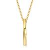 Men's Trendy Minimalist Möbius Necklace – Hip-Hop Spiral Pendant Sweater Chain