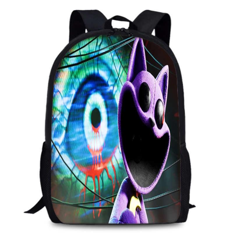 Poppy Chapter Playtime 4 Durable Bookbag 15in Laptop Anime Backpack Oxford