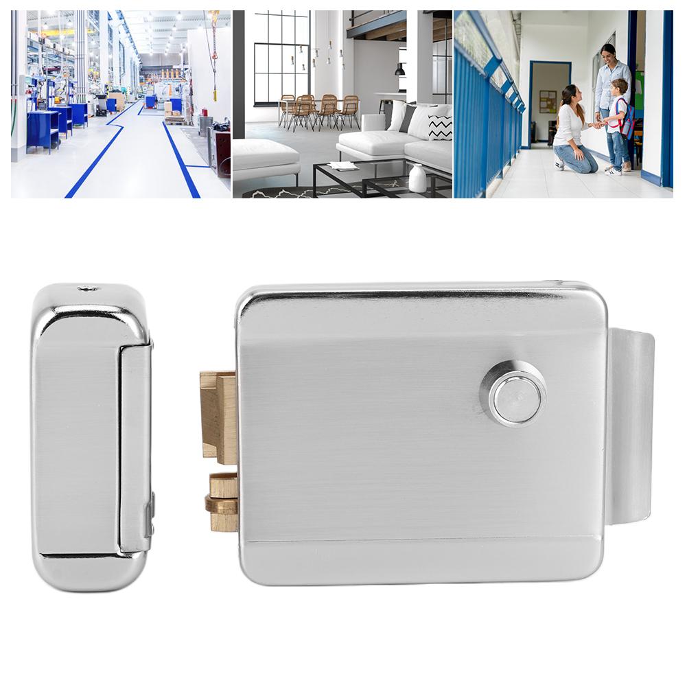 Комплект электрического замка с одной головкой, управляемый, DC12V, высокая чувствительность, противоугонный, безопасность, контроль доступа к двери