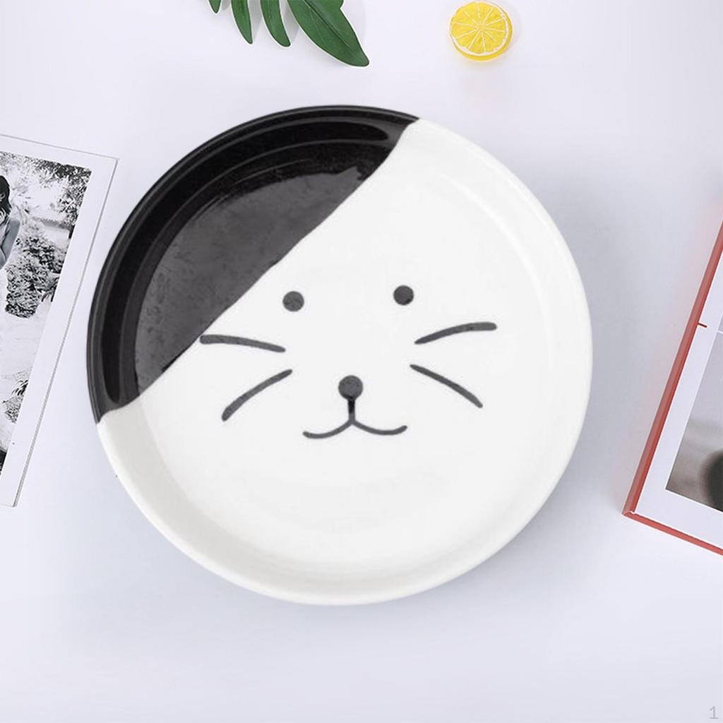 Миска для кошки, Керамические миски для питомцев, Наклонная приподнятая подставка для еды и воды, Кормушка, Идеальная