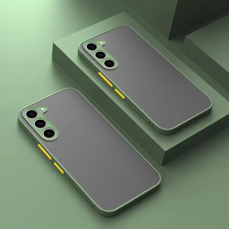 Роскошный матовый жесткий чехол-броня из поликарбоната для Samsung Galaxy S25 S24 S23 S22 S21 S20 Fe Plus S25 Ultra, противоударный бампер, задняя крышка