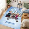 Personalized Name Princess Dreams Living Room Non-Slip Area Rug Soft Carpet for Bedroom Kids Playroom Sofa,Office Home Decor Doormat