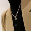 Micro Setting Sweater Chain Zircon Collar Decoration Winter Jewelry Gift  Party