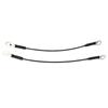 2pcs Tailgate Cables 90460 EB700 Tailgate Lift Support Cables Replacement for Navara D40 Frontier