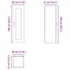 Dishwasher Front Panel Kalmar Sonoma Oak 30 x 31 x 100 cm