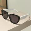 Большие солнцезащитные очки «кошачий глаз» женские новая мода конфетный цвет оправа декор солнцезащитные очки леди трендовый дизайн бренда уличные очки