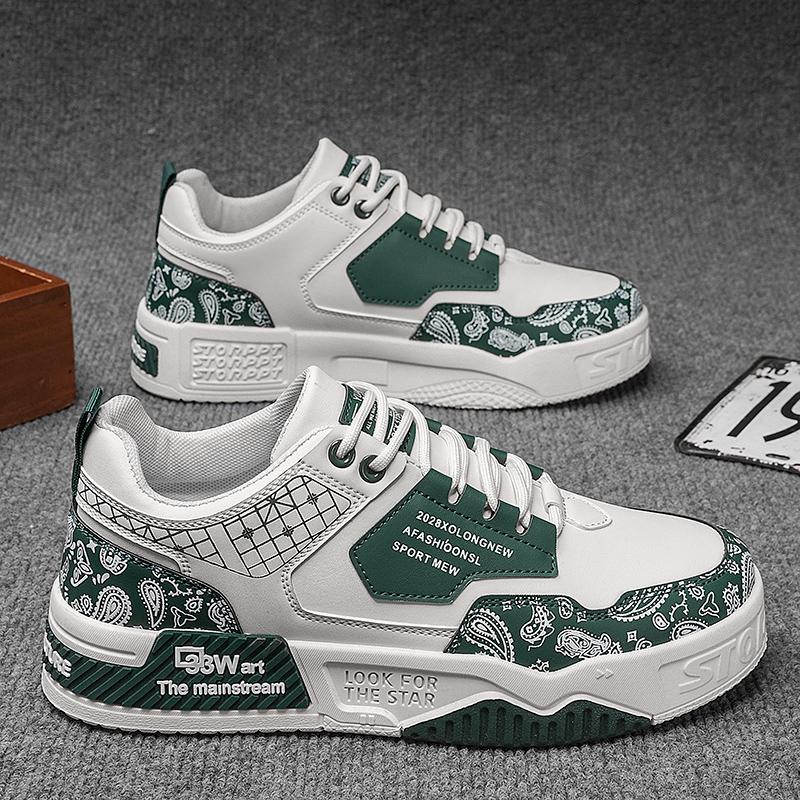 Fashion Luxury Sneakers Men Brand Shoes High Quality Skate Shoes Men Designer Shoes Lace-up Platform Skateboarding Casual Shoes Luxury