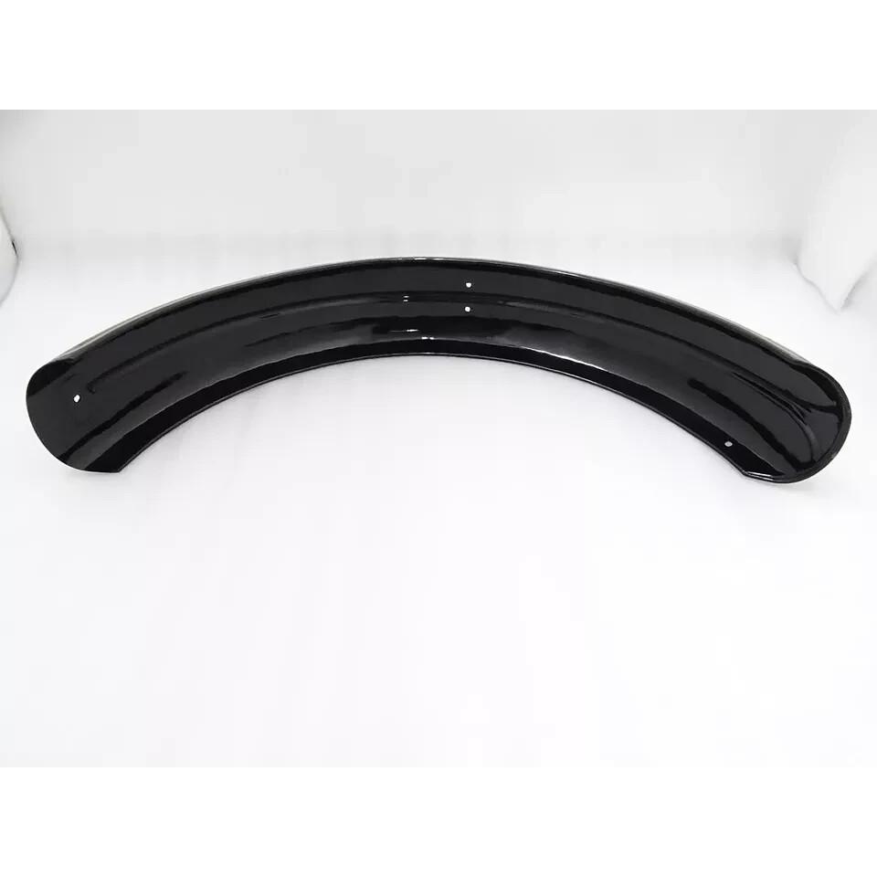 NORTON 16H BLACK PAINTED STEEL MUDGUARD SET & STAYS WITH DUAL LINE |Fit For