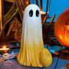 Ghost Figurine Resin Ghost And Pumpkin Statue Collectible Ghost Centerpiece for Halloween Party Table Mantel Decoration