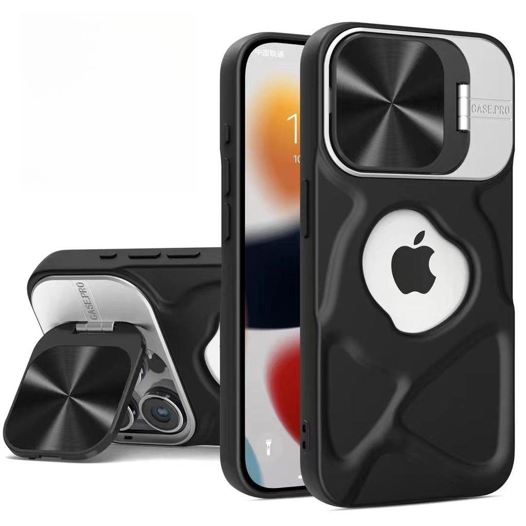 Силиконовый кронштейн со скрытой линзой, подходящий для чехла для мобильного телефона iPhone 16, полностью закрывающий, с магнитным эффектом, защитный чехол для Apple 15