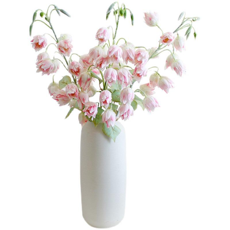 Скандинавский цветочный колокольчик ветра «Ландыш» - Искусственные шелковые цветы для декора дома и гостиной.
