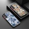 Винтажный Чехол с Цветочным Узором для Samsung Galaxy S26 Ultra S25 S24 Plus S23 S22 S21 FE Магнитный Для Magsafe Матовый Чехол