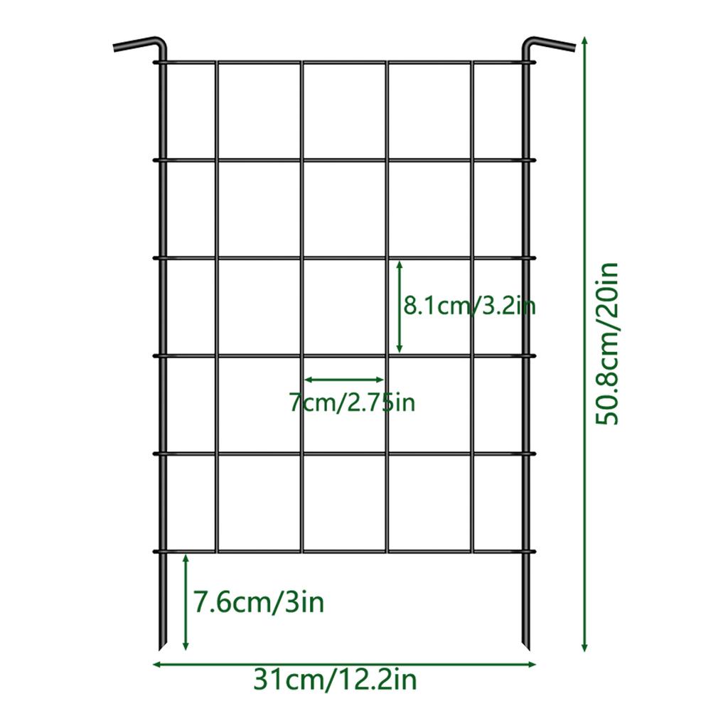 10,08 футов Ржавчиностойкие Садовые Панели Забора без Копания - Декоративный Барьер для Животных для Патио/Двора/Ландшафта, Наружное Металлическое Ограждение Серебристое