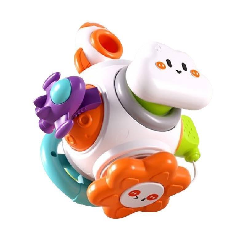 Educational Baby Grasping Ball Sensory Toy Six-sided Busy Cube For Early Learning