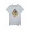HARRY POTTER Womens/Ladies Hogwarts Crest T-Shirt