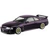 Aoshima Bunka Kyozai (AOSHIMA) 1/32 The Snap Kit Series Nissan R33 Skyline GT-R Custom Wheels (Midnight Purple) Pre-Colored Plastic Model Kit No. 15-S