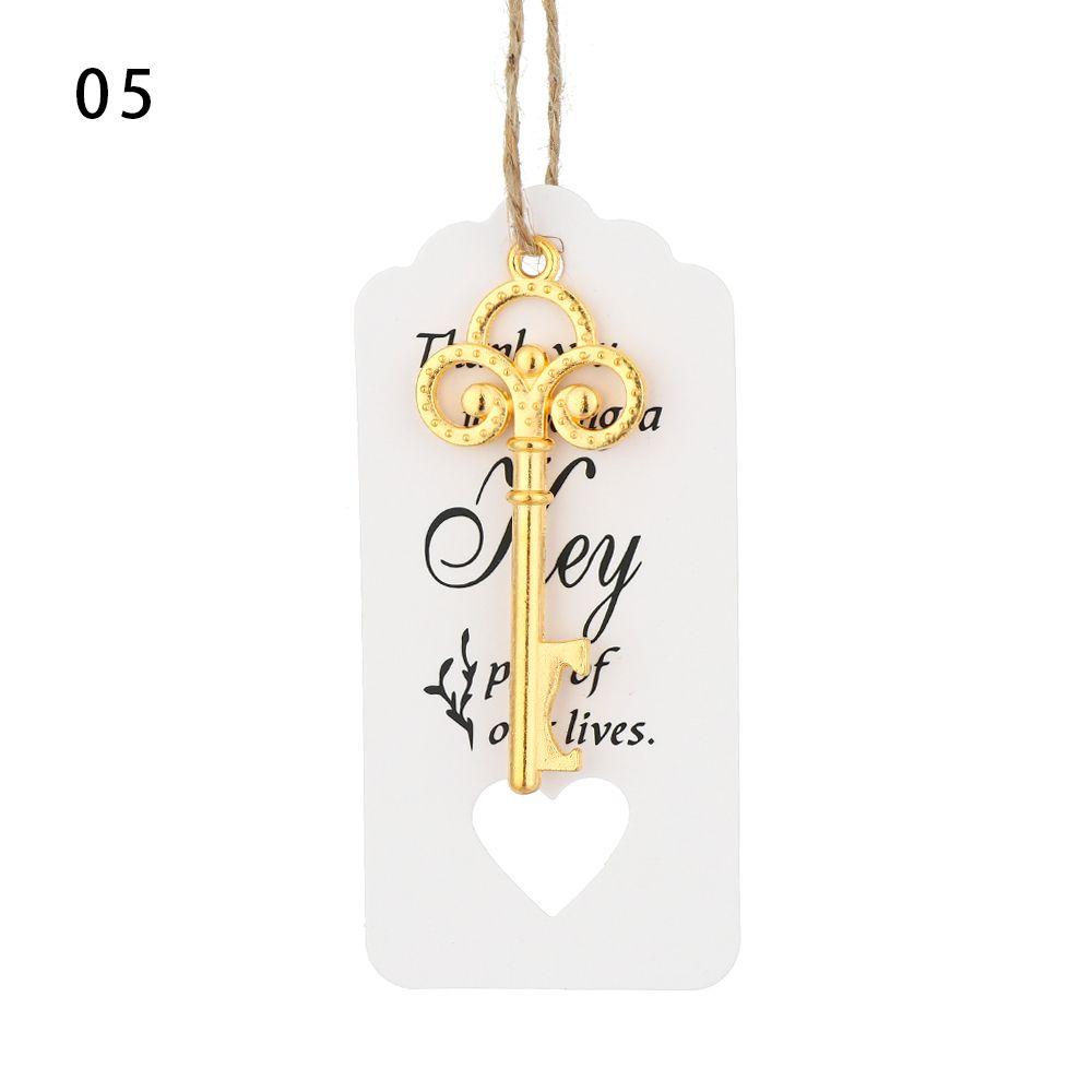 Vintage Party Favor Supplies Beer Opener Wedding Decor Key Bottle Opener Wine Keychain Souvenir