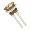 Compatible 38mm Brushed Brass Gold Toilet Flush Cistern Button for Renovations