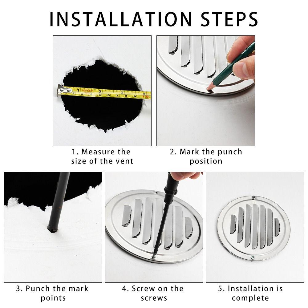 Air Circulation for Home Ducting Air Vent Hood Round Ducting Air Vent Ventilation Grilles