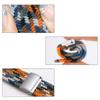 Braided Fabric Strap for Watch Series 9/8/7/6/SE/5/4/3/2 (41mm/40mm/38mm) - Orange Bracelet Band