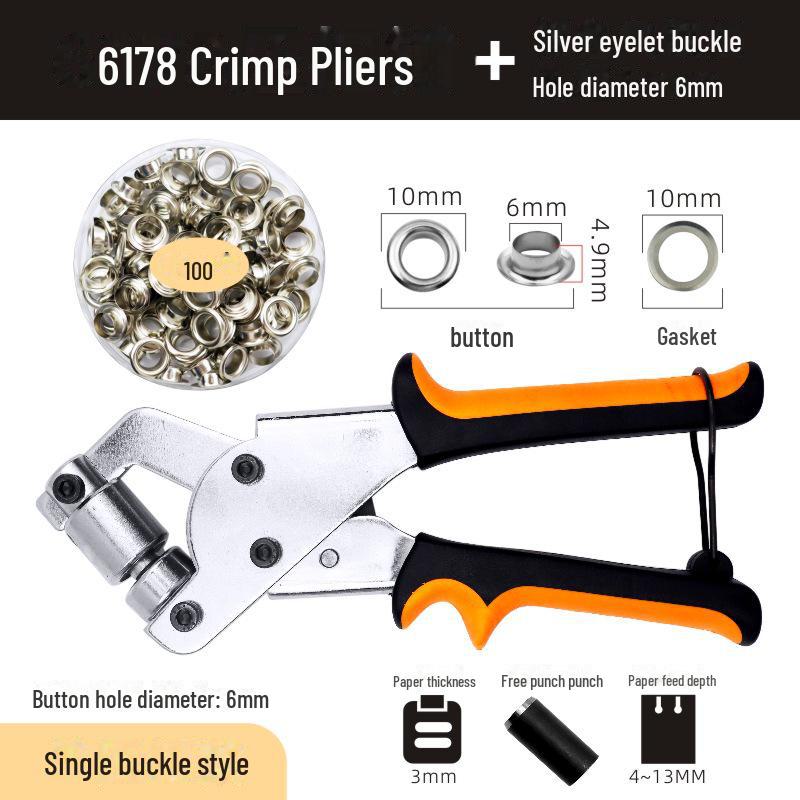 Air Eye with Installation Pliers Set for Display Stands and Poster Buttonhole Press