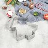 1 Pcs Christmas Tree Shape Stainless Perforated Seamless Tart Ring Quiche Ring Tart Pan Pie Tart Ring With Hole Tart Shell Ring