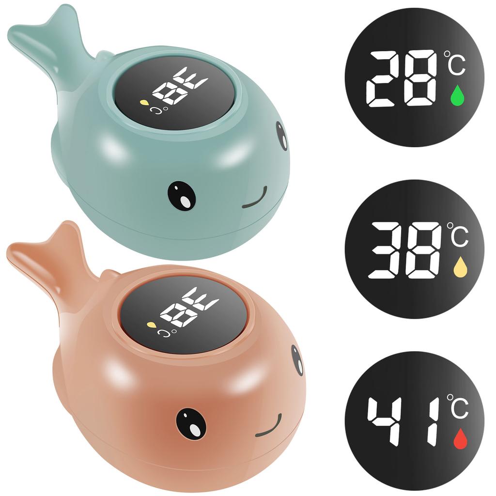 Термометр для измерения температуры воды для купания ребенка Краб Утенок Желтый Термометр для ванной и душа Безопасный для ребенка Плавающий Цифровой