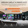 Портативный 11,5-дюймовый экран CarPlay, беспроводная поддержка CarPlay и Android Auto в разрешении 4K, сенсорный экран с видеорегистратором, камера заднего вида, GPS, FM-радио, MirrorLink.