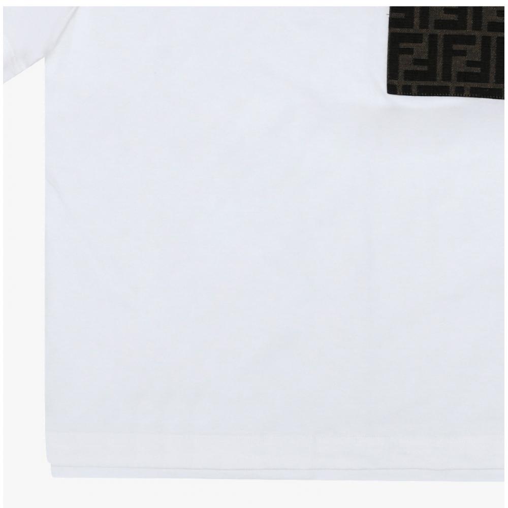 Fendi Kids ShorT Sleeve Polo T shirT wiTh Logo pockeT Jmi475 7aj f0Tu9