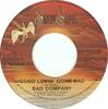 7-дюймовая пластинка BAD COMPANY - Good Lovin' Gone Bad SS70103 Swan Song 1975 США Рок Б/У