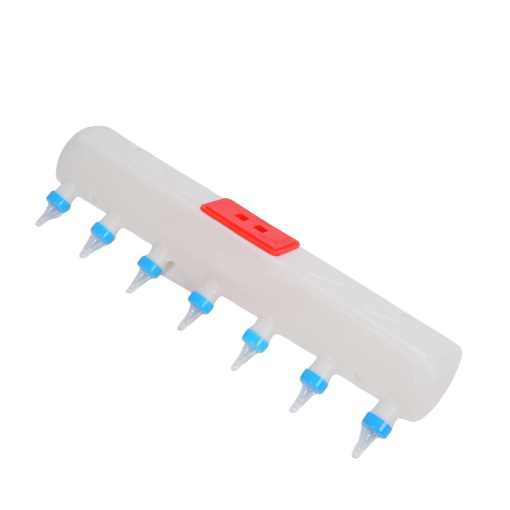 Piglets Drink Feeder Raising Equipment 7 Nipples Enhanced Comfort Hanging Design Livestock Teat Milk Feeding Tool for