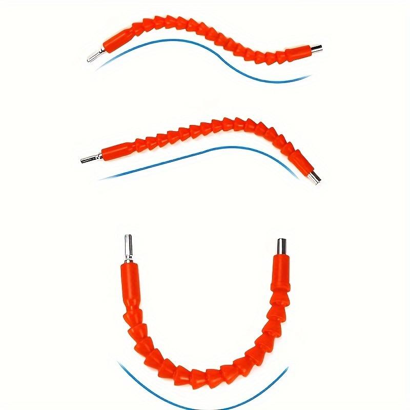 1pc Universal Flexible Shaft Drill Extension Cord | 360° Rotatable Metal Hand Drill Accessory Kit, for Screwdriver Bits and Socket Connection