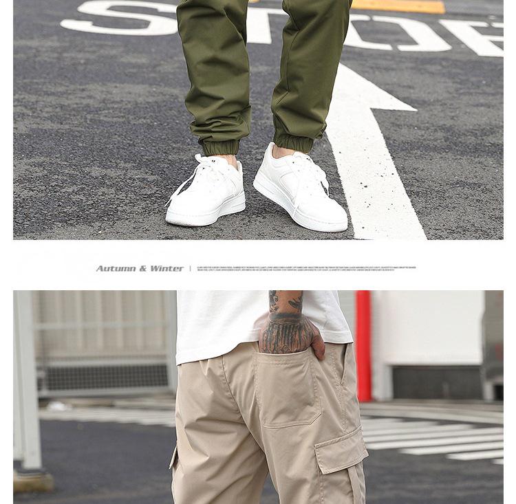 2025 Повседневные брюки карго с кулиской и множеством карманов