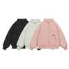 New women's clothing winter popular cotton-padded clothes stand-up collar elastic hem cotton clothes solid color pocket zipper jacket