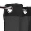 Voilage - THE DECO FACTORY - 105x250 Cm - 100% Coton - Noir - Œillets