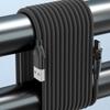 Портативный USB-провод для быстрой зарядки Type-C с разъемами 180° для удобного гейминга и просмотра видео