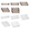 Adjustable Drawer Divider Clear Drawer Organizer Expandable Drawer Separator for Clothes Baby Utensils Cutlery Bedroom Kitchen Drawer Organization