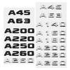 Alloy ABS Car Tailgate Sticker Badge for Mercedes Benz A Class A45 A63 A140 A160 A180 A200 A220 A250 A260 Rear Trunk Emblem AC1