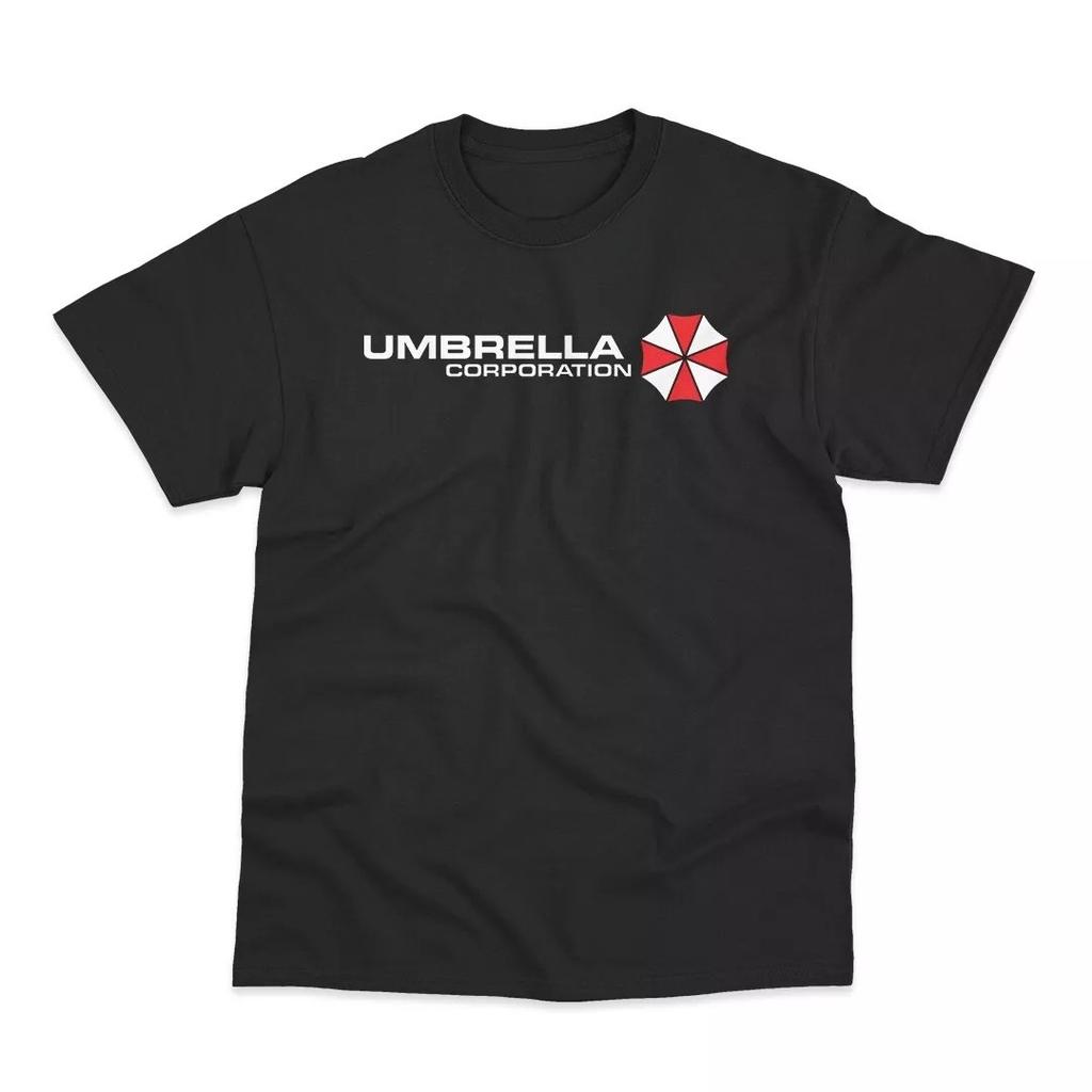 Umbrella Corporation Corp Inspired by Resident Evil Printed T-Shirt Men Women Summer Men's T-Shirt Black Casual Cotton Tee